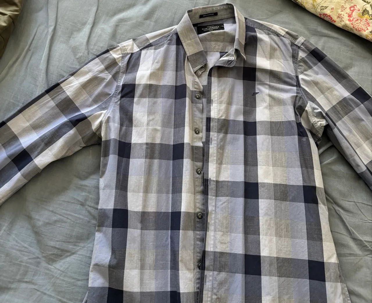 Camisa xadrez Ellus original, usada apenas 2 vezes - Foto 2