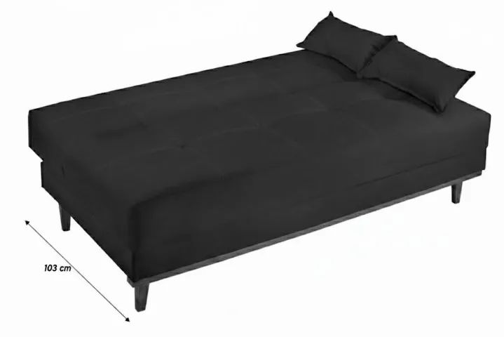 Sofá Cama Aurora Marrom - Foto 5