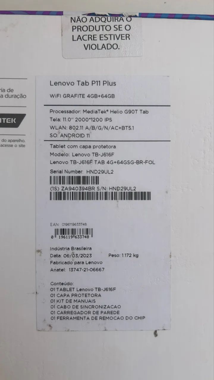 Tablet Lenovo P11 Plus - 64 GB - Foto 5