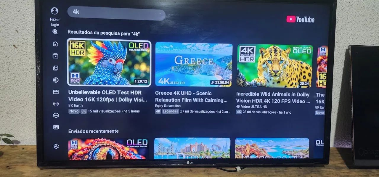 TV 43 polegadas smart com cabo controle todos apss YouTube e Netflix é d mais  - Foto 2