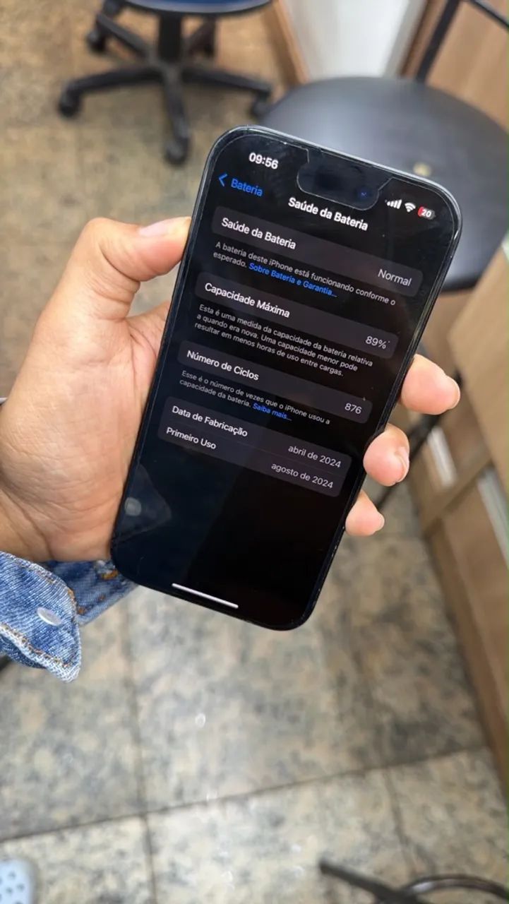 iPhone 15 128gb Seminovo 89% 