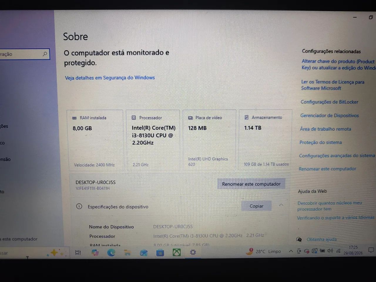 Notebook VAIO I3 8° geração l - Foto 3