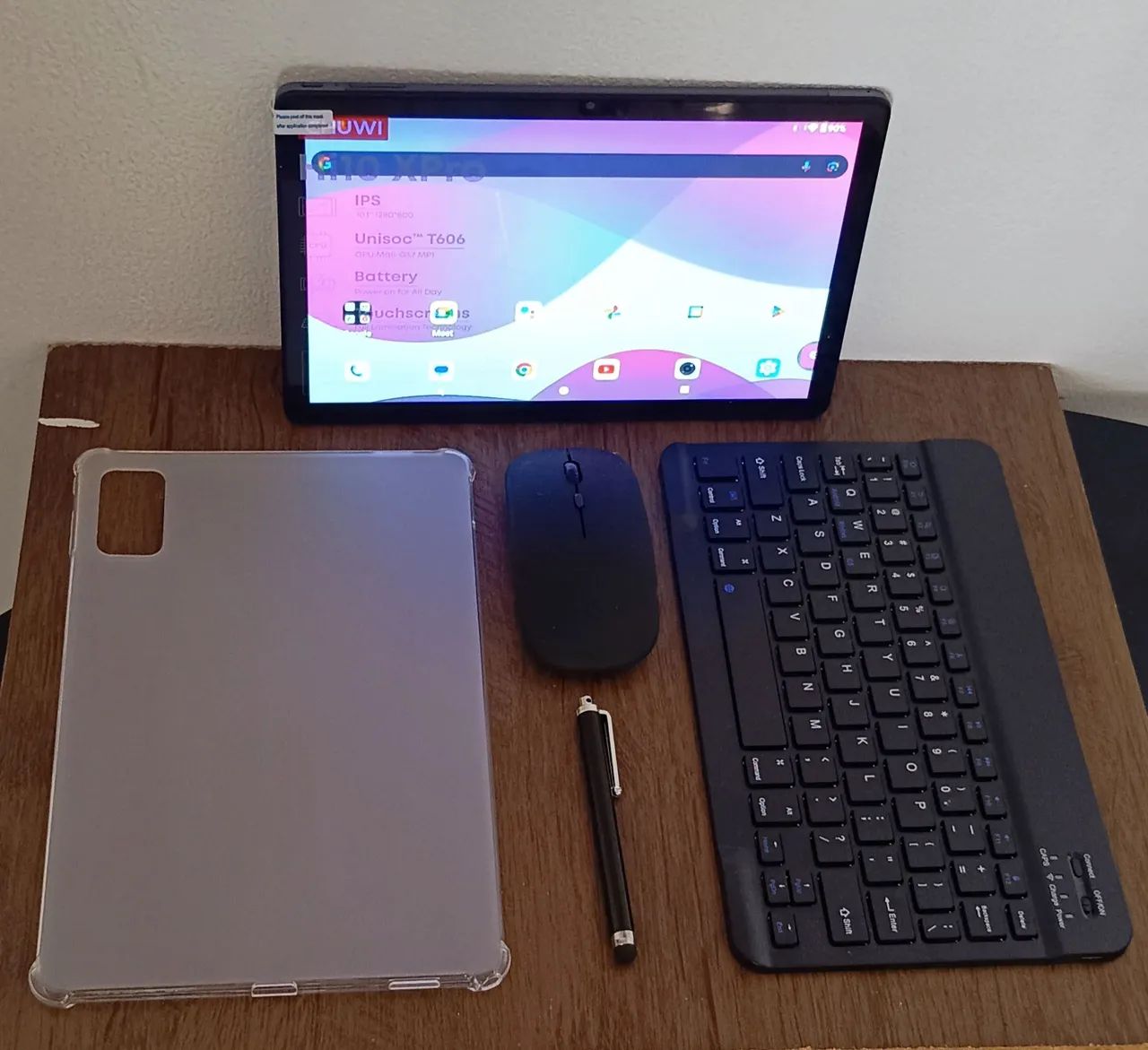Tablet  10 polegadas GPS pega chip 128gb capa película teclado mouse e caneta 