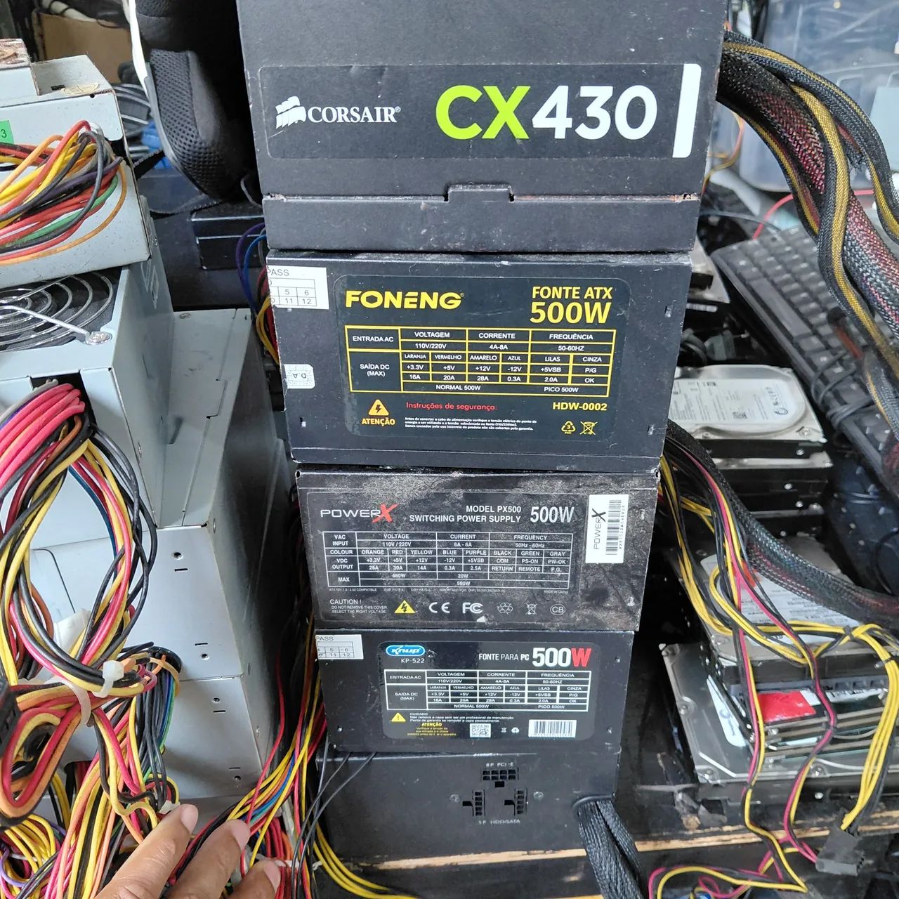 FONTE REAL 500W DE POTENCIA...