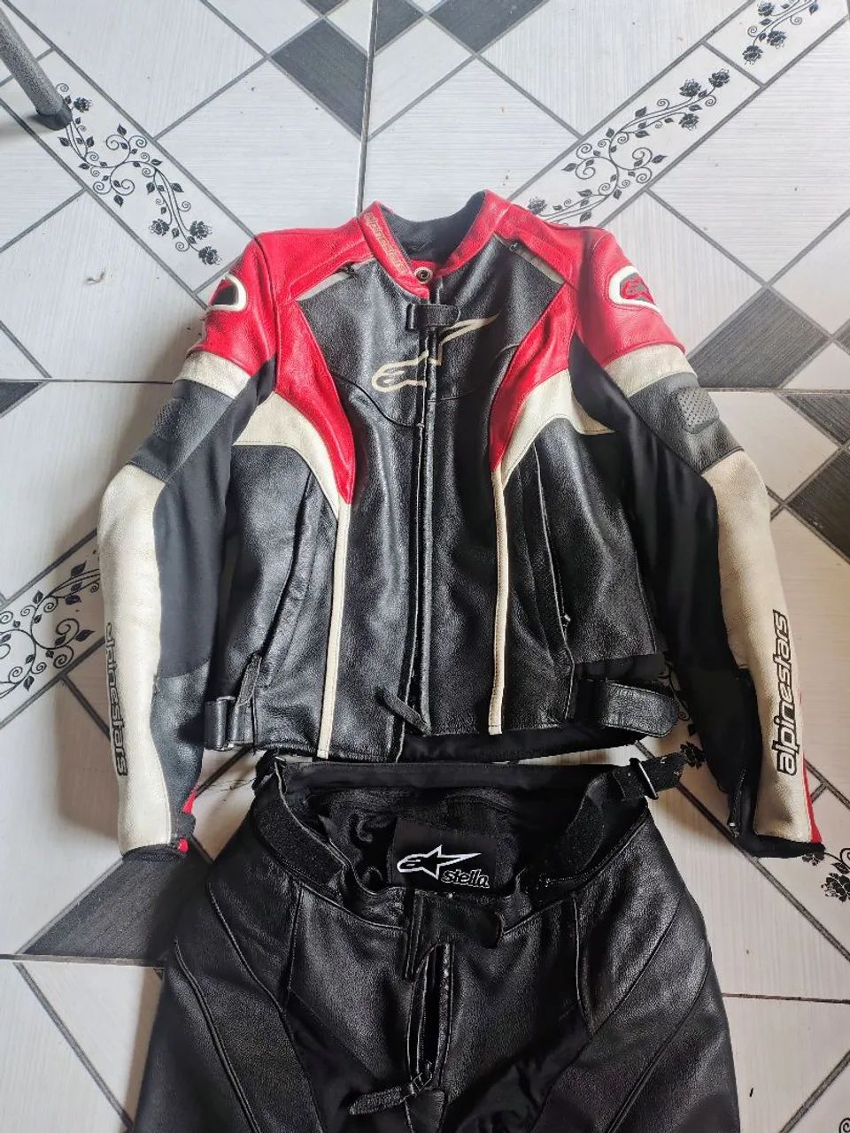 Macacão alpinestars jaqueta/calça 