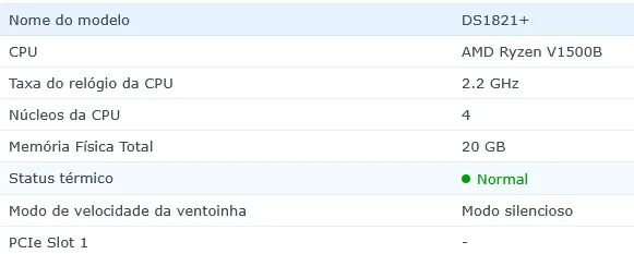 Servidor Storage NAS Synology DiskStation DS1821+  - Foto 3