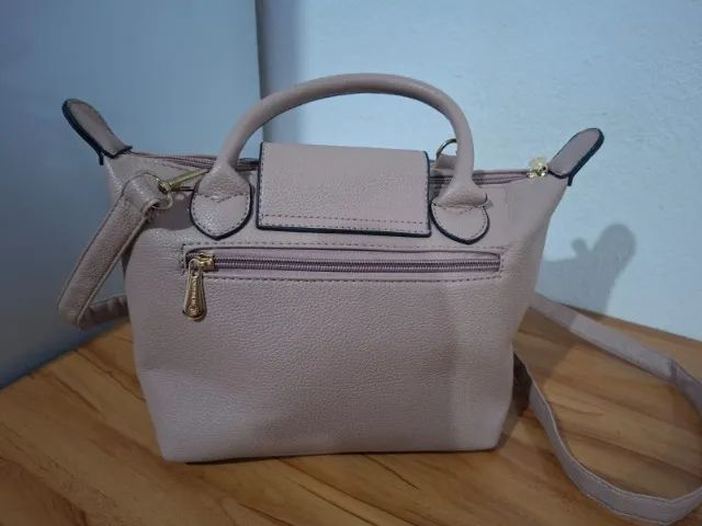 Bolsa Transversal em Tom Rosé - Foto 2