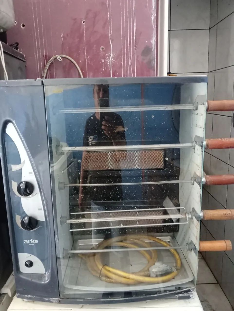 Máquina de asa frango toda funcionando  - Foto 3