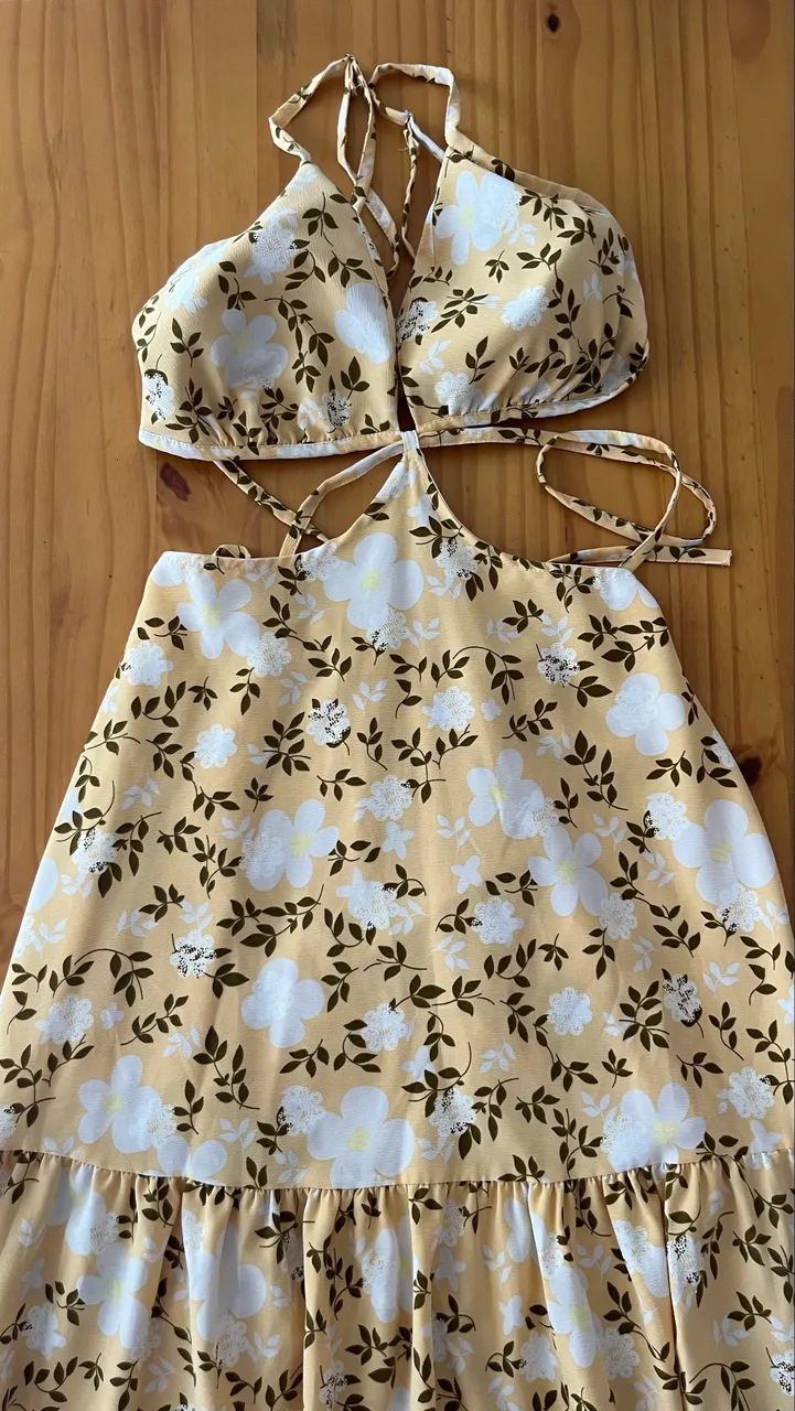 Vestido Florido Longo