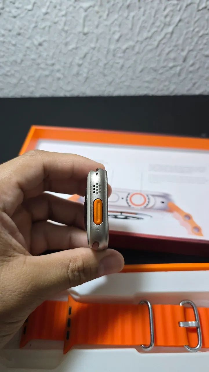 SMARTWATCH W68 PRO MAX - Laranja - Foto 5