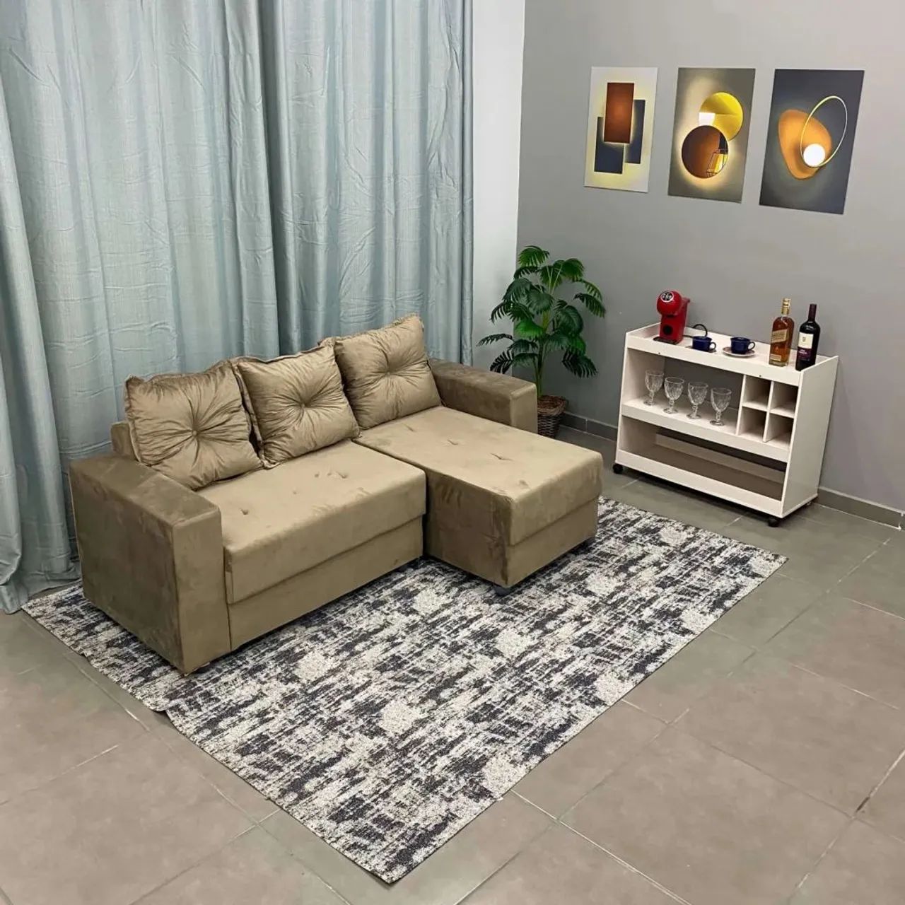 ? SOFÁ FLORENÇA 1,80M COM CHAISE ? SUAVE, ACONCHEGANTE E CHEIO DE ESTILO | AIFOS ?