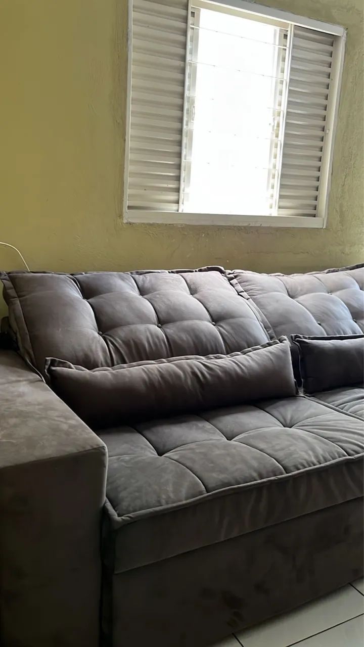 Sofá retrátil seminovo  - Foto 5