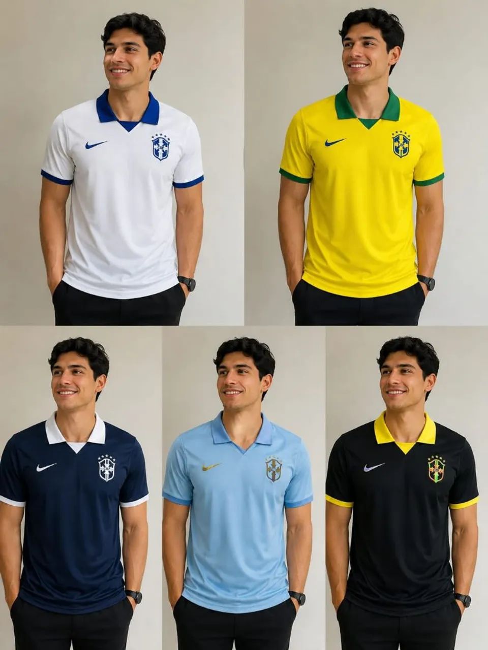 camisas da seleção brasileira masculino copa 2026 atacado e varejo  - Foto 4