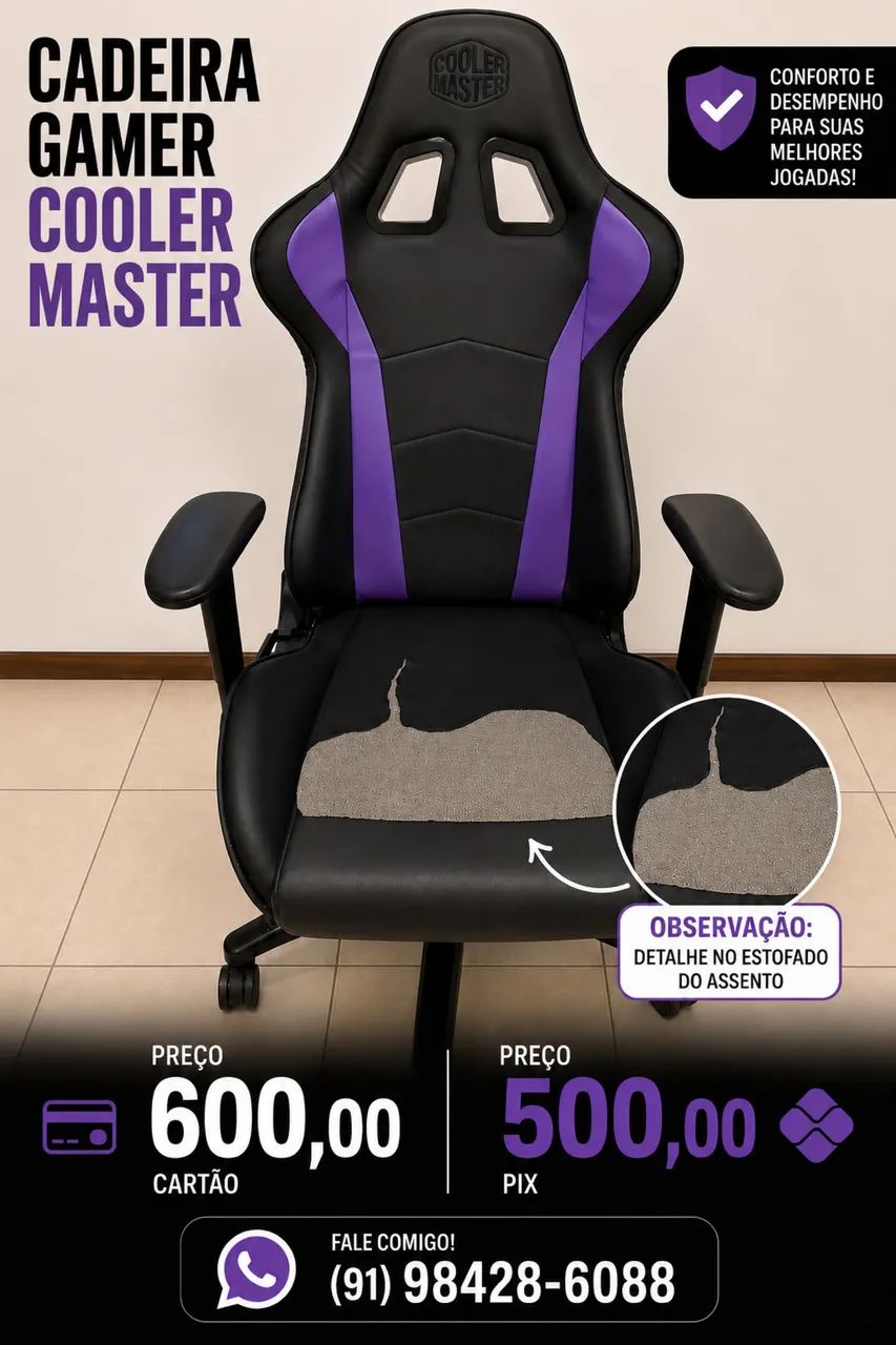 Cadeira Gamer cool master