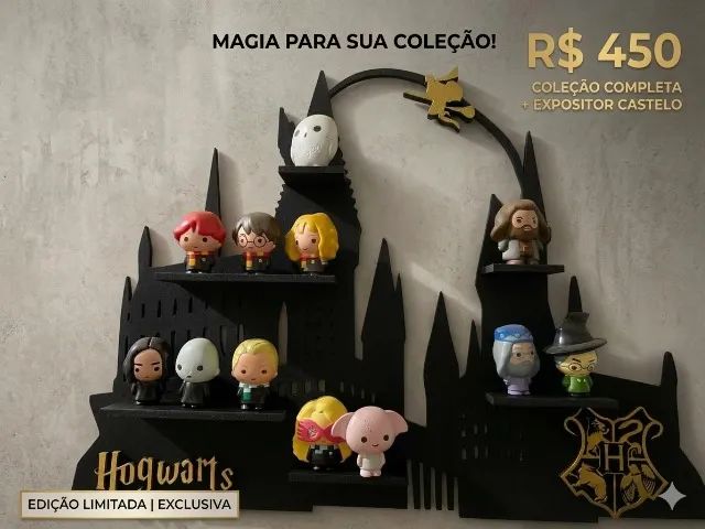COLEÇÃO COMPLETA GOGOS HARRY POTTER CACAU SHOW