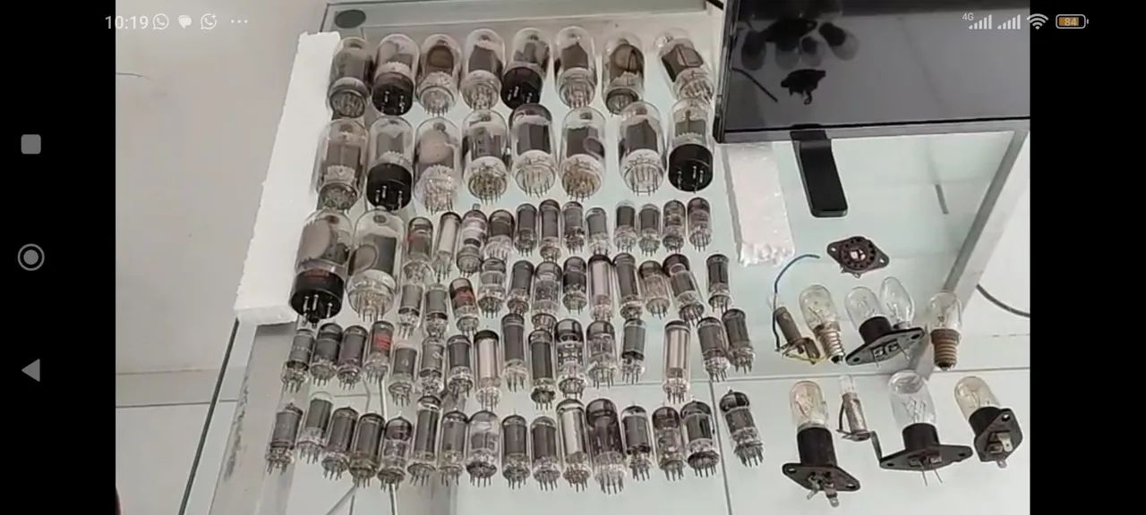 Válvulas eletrônicas antigas suadas . - Foto 3