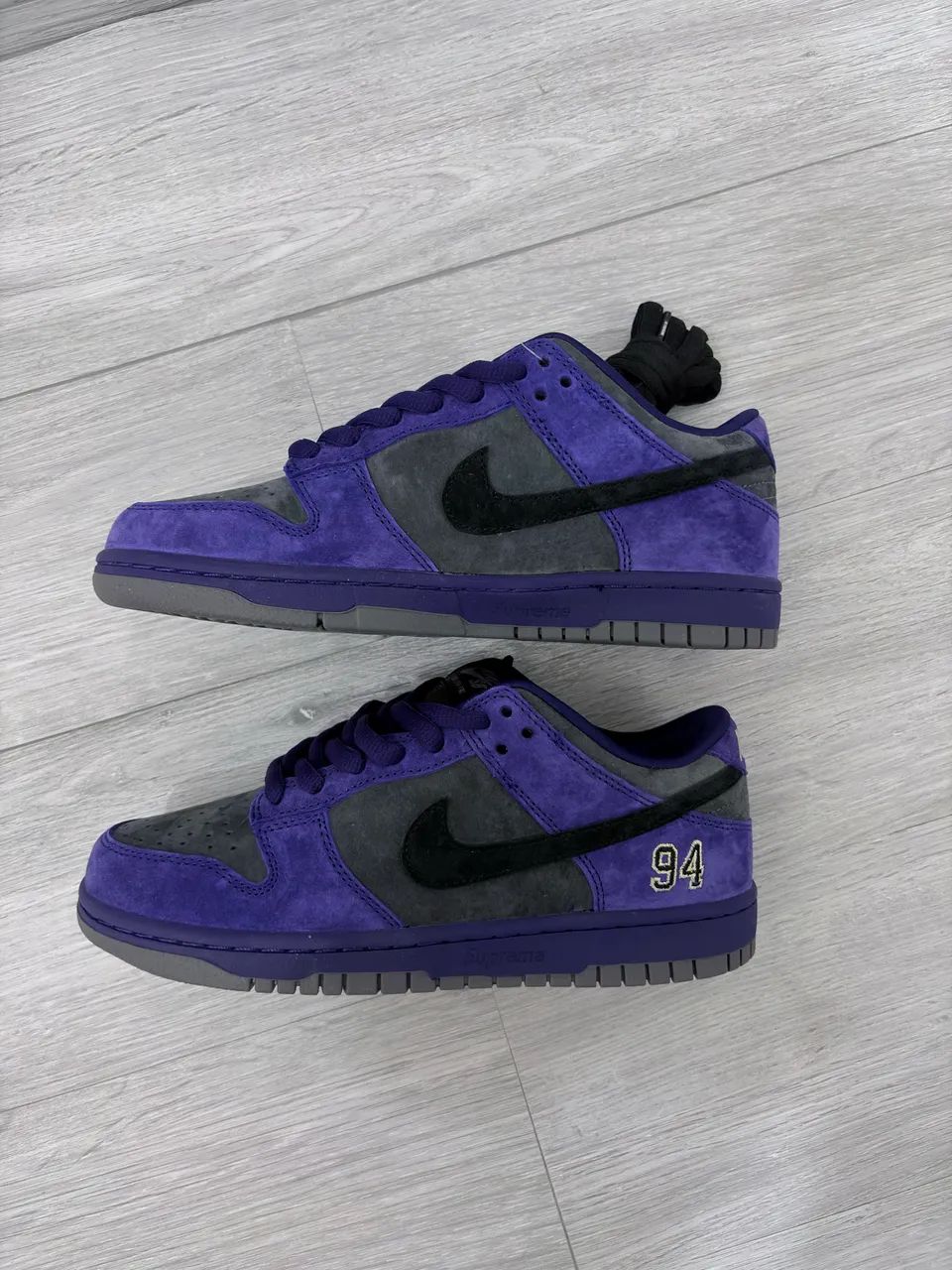 Dunk nike x supreme 94 roxo  - Foto 2