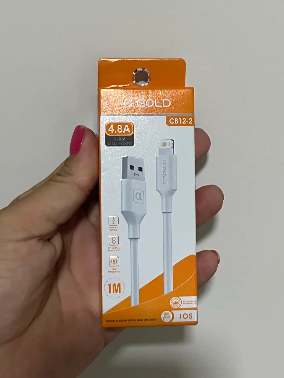 Cabo Carregador Usb Para Ios Iphone