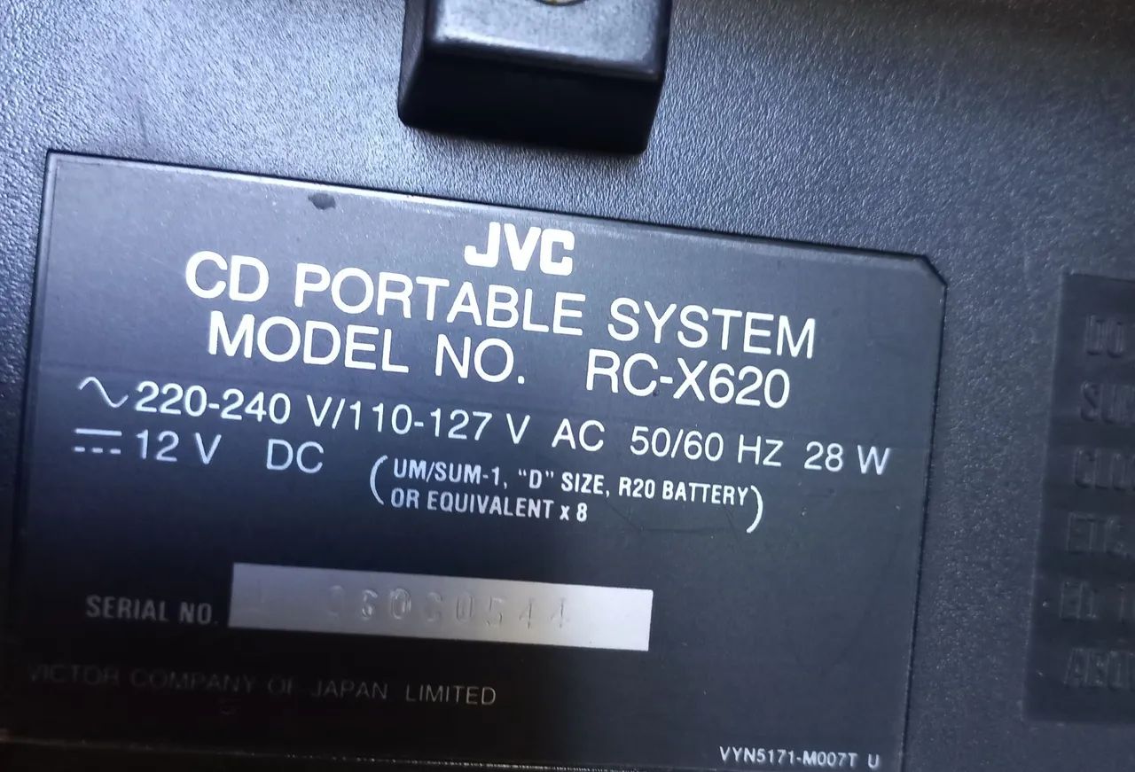 jvc cd portable system modelo RC - X620 - Foto 4