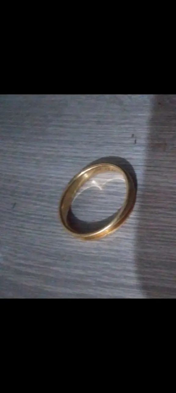 Aliança ouro 18k (750) - Foto 3