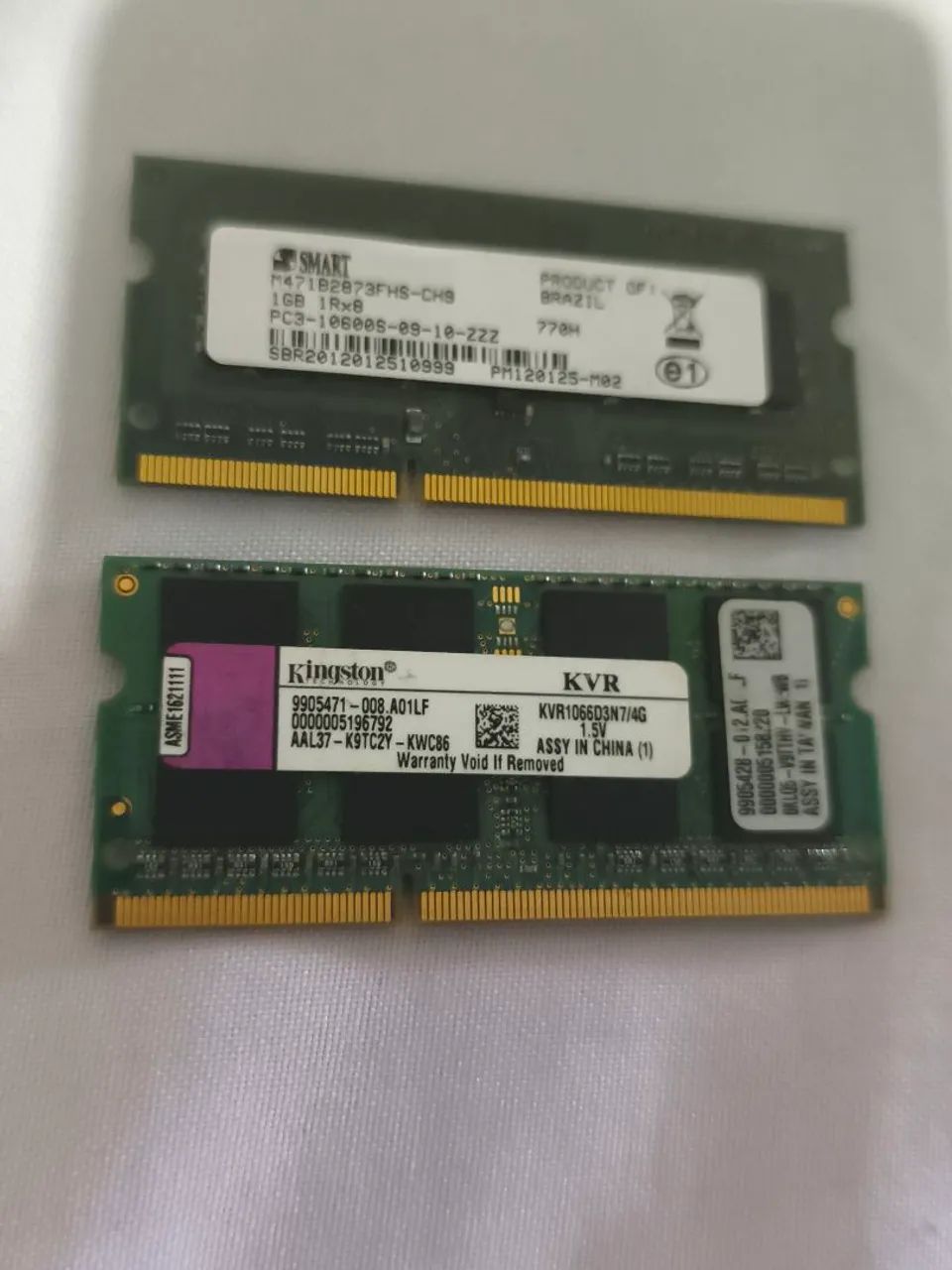 Memória ddr3 nootbook