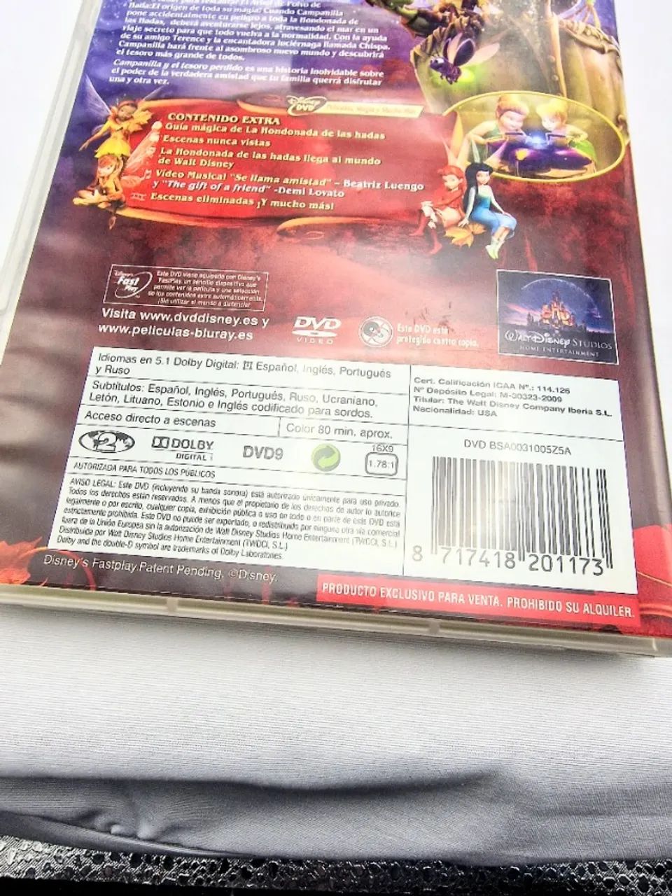 DVD Tinker Bell O Tesouro Perdido Importado - Foto 5