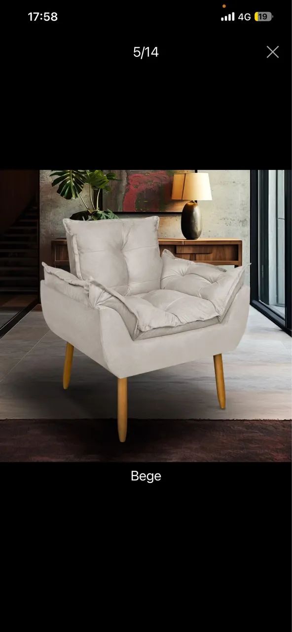 Poltronas acolchoadas  - Foto 2