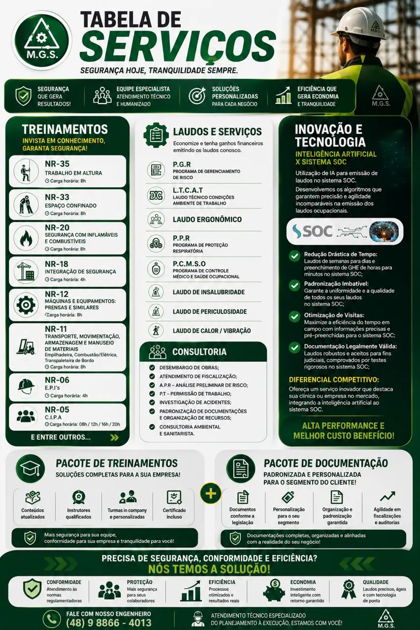 Segurança do trabalho para sua empresa