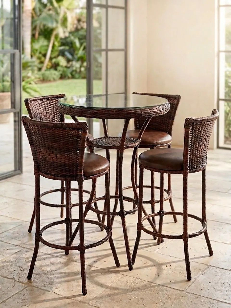 Mesa bistrô de fibra 