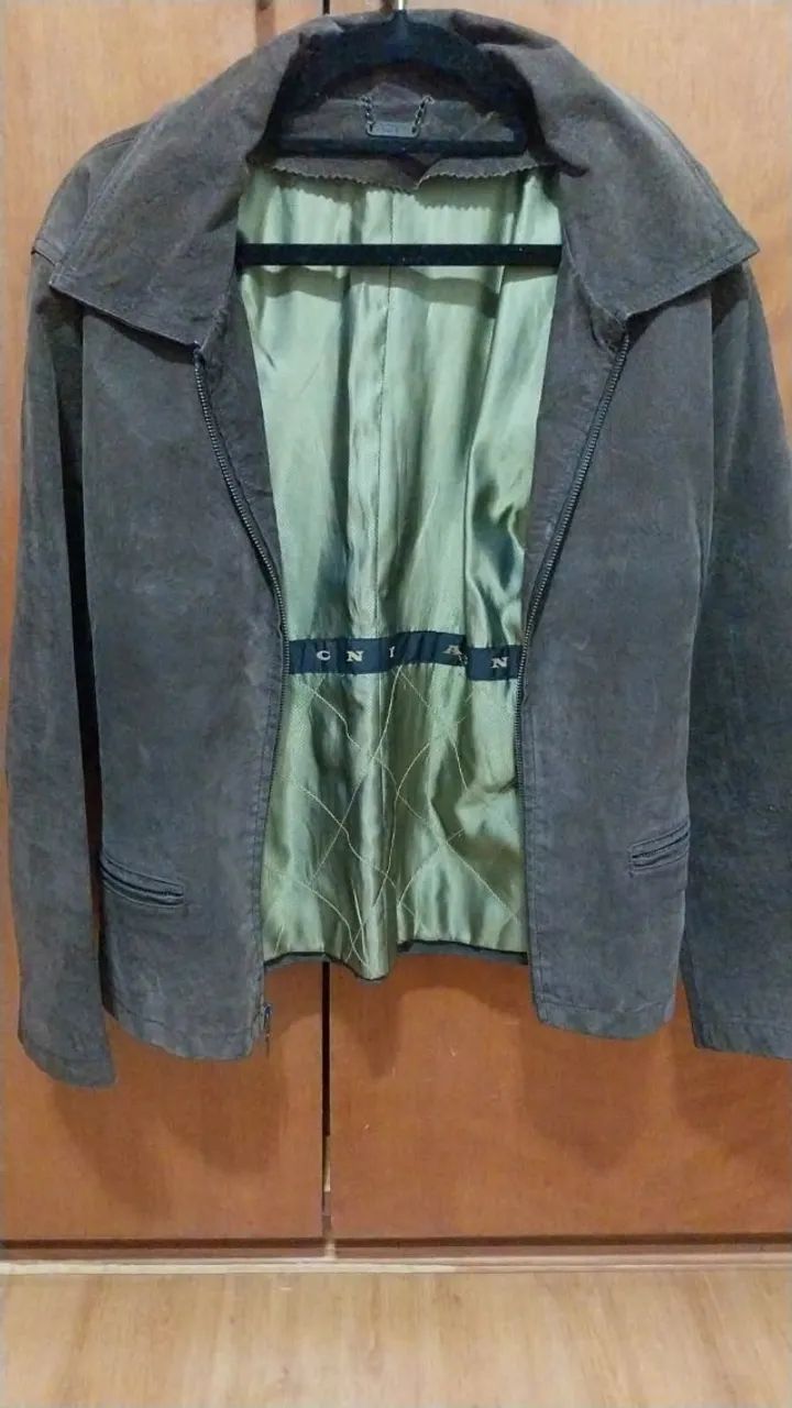 Jaqueta de couro