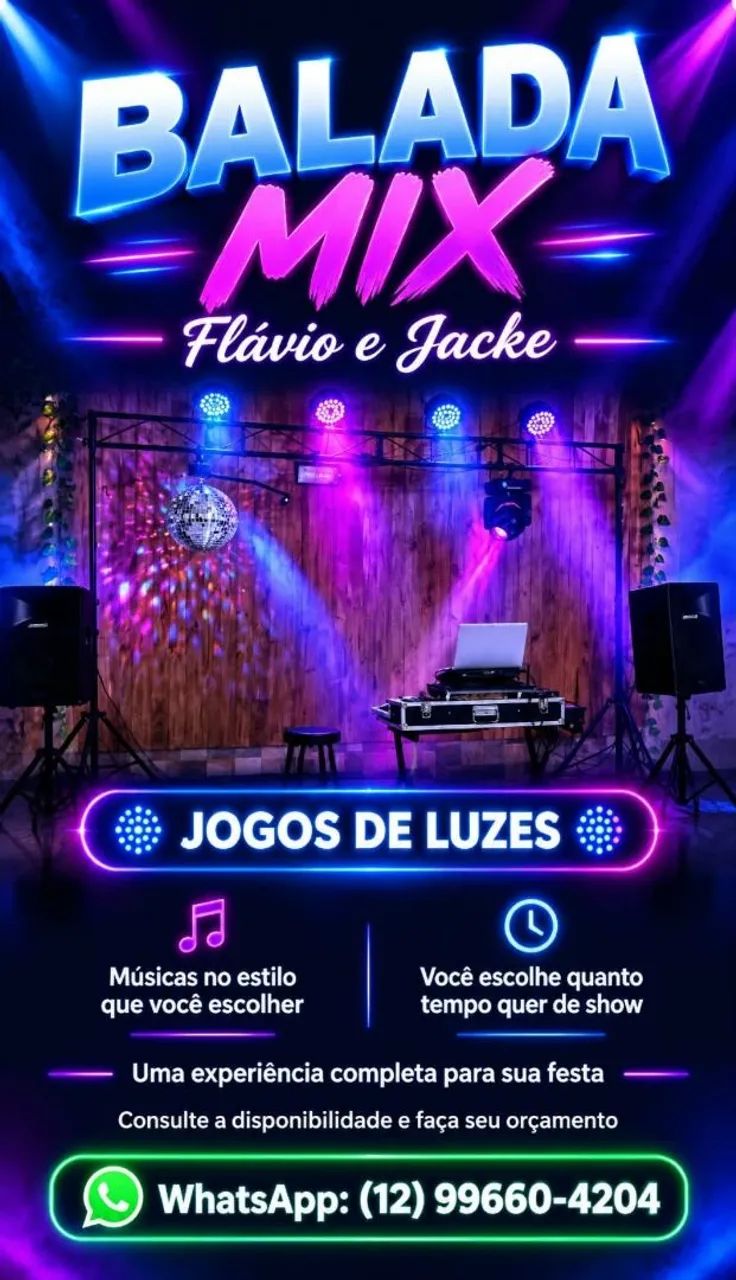Jogo de luzes e Balada do seu gosto  - Foto 2