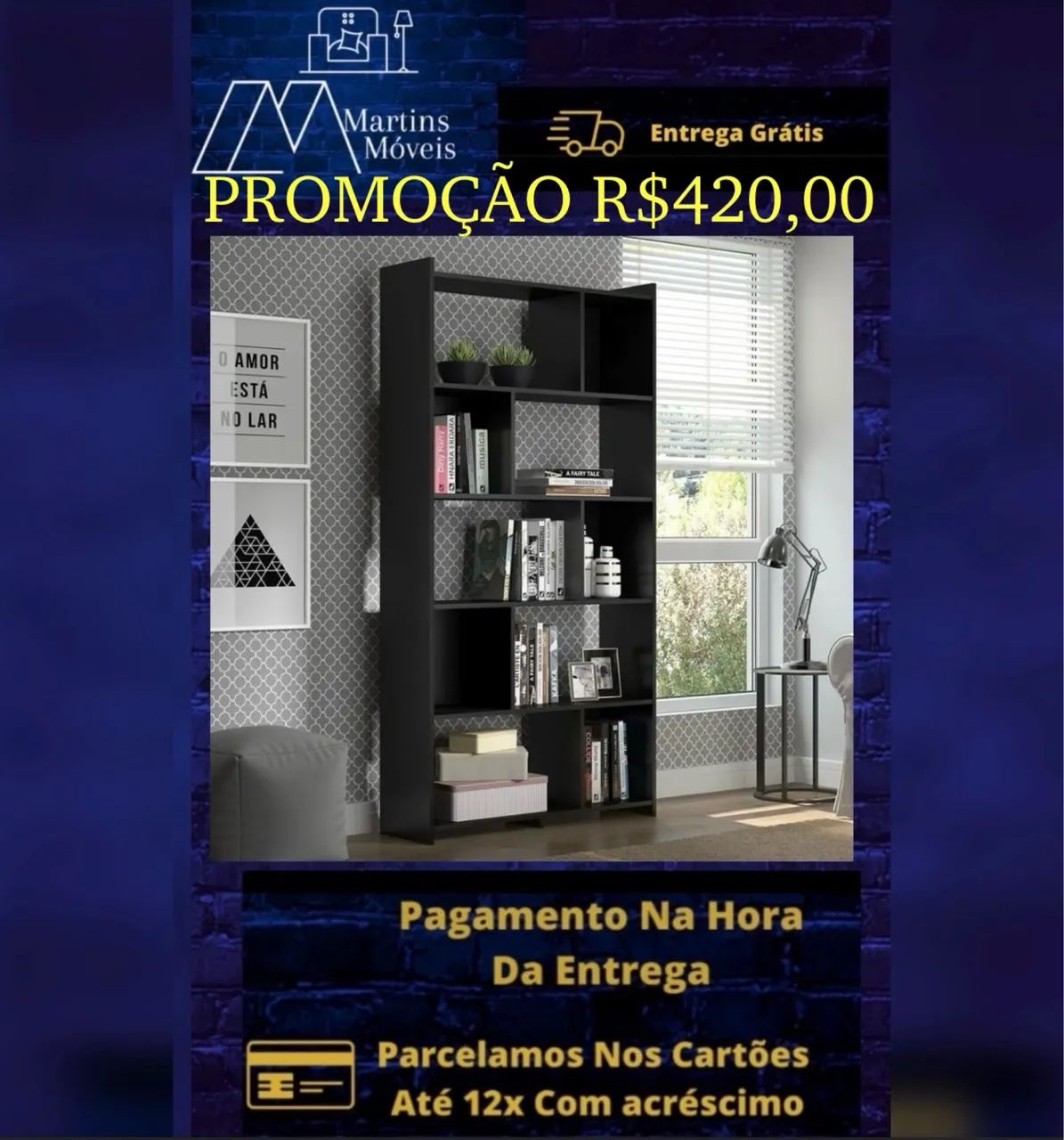 GRANDE PROMOÇÃO*ESTANTE 10 NICHO SOLUZIONE ENTREGA GRÁTIS ACEITA CARTÃO