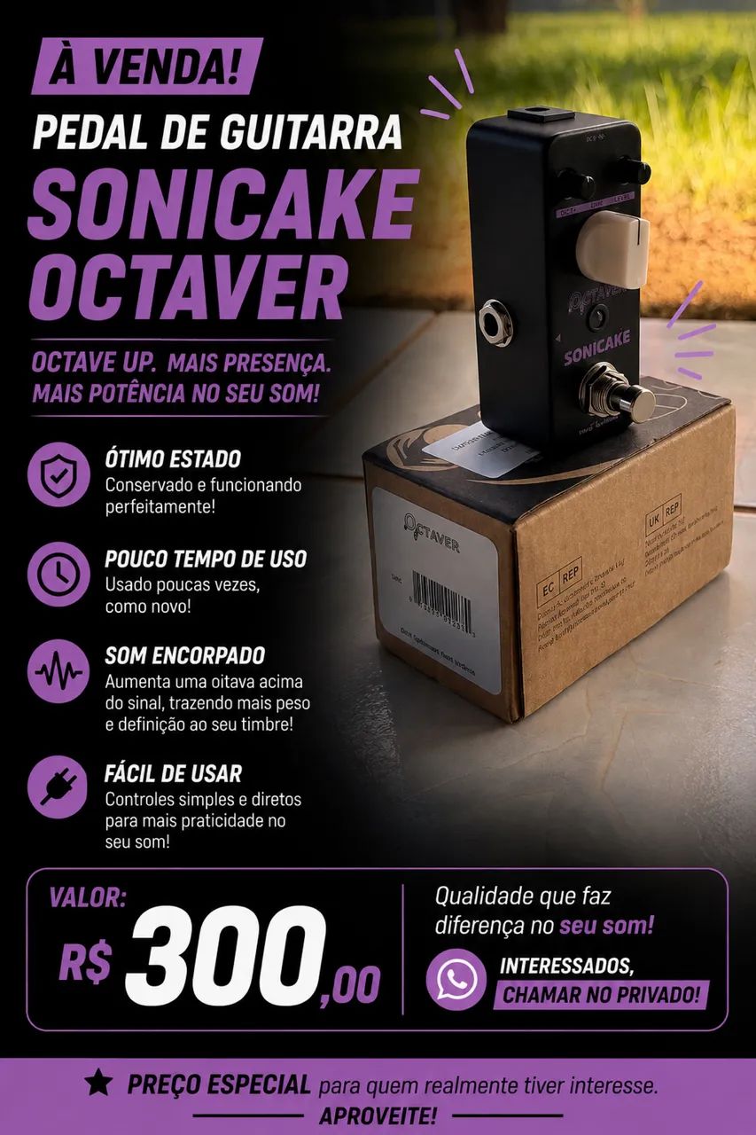 Pedal guitarra Octave 