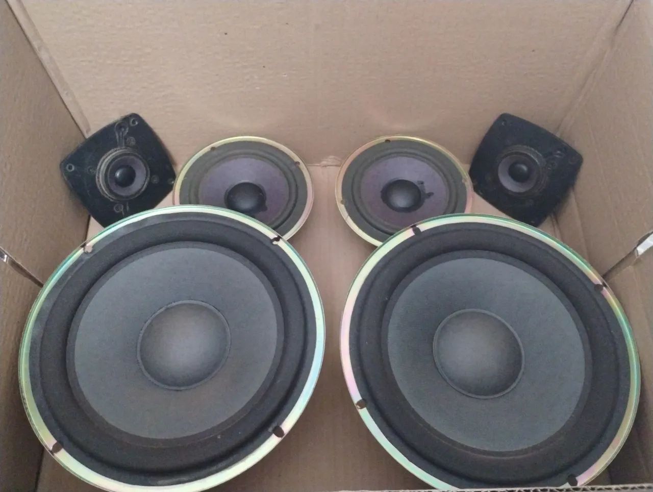 Par de Alto falantes linha gradiente 8'' e 4,5'' 4ohms - Foto 3