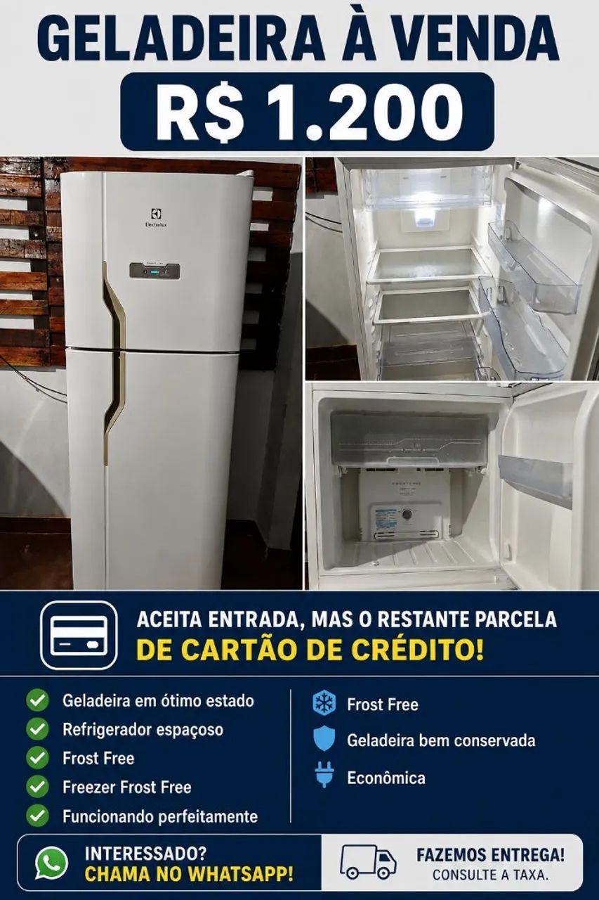 Geladeira à venda