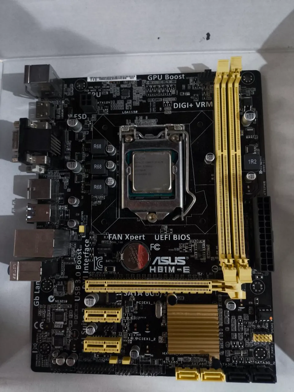 セット メモリー4GB×2 4460 i5 core H81M-E ASUS asus e h81m マザーボード