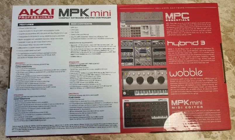 CONTROLADORA MIDI AKAI PROFESSIONAL MPK MINI MK2  - Foto 4