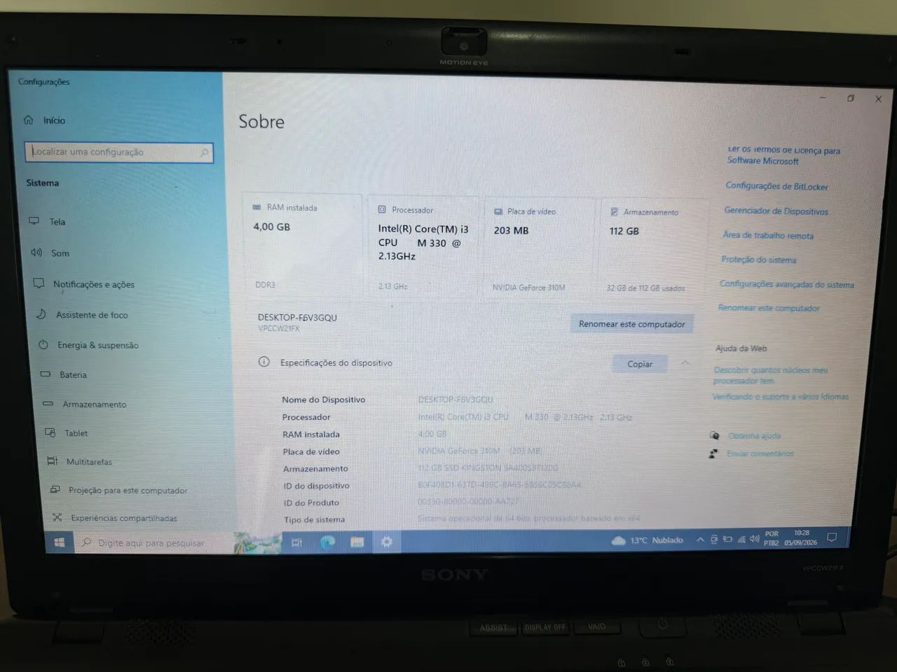 Notebook Sony Vaio  - Foto 2