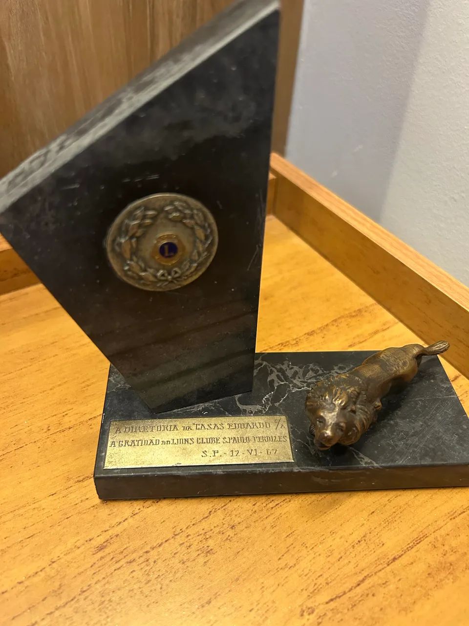 Lions club maçonaria Troféu em homenagem  - Foto 2