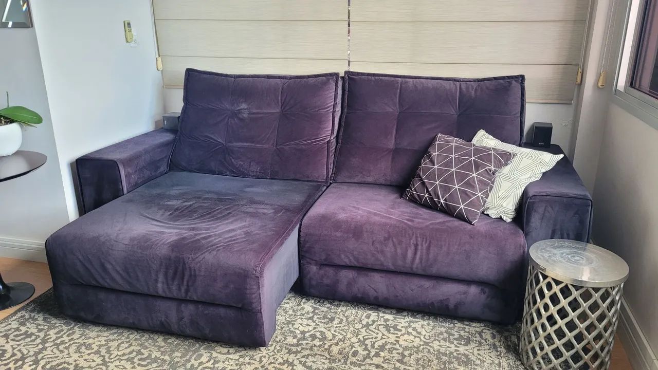 Sofá retrátil em perfeito estado (retirar, sem entrega)