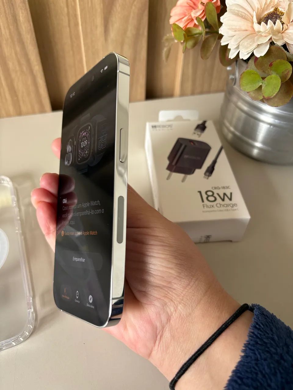 iPhone 14 Pro branco  - Foto 5