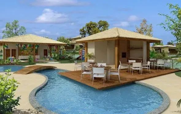 Chácara na planta com piscina e 3 dormitórios - Foto 5
