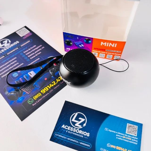 Caixinha Som Bluetooth Tws Mini Speaker Amplificada 3w