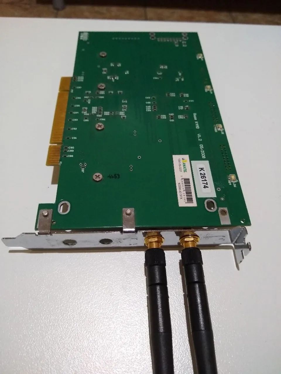 Placa Interface Industrial PCI Com Módulo De Fibra Óptica Rara - Foto 4