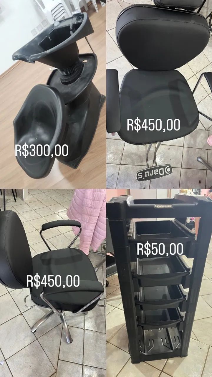 Móveis para salão de beleza 