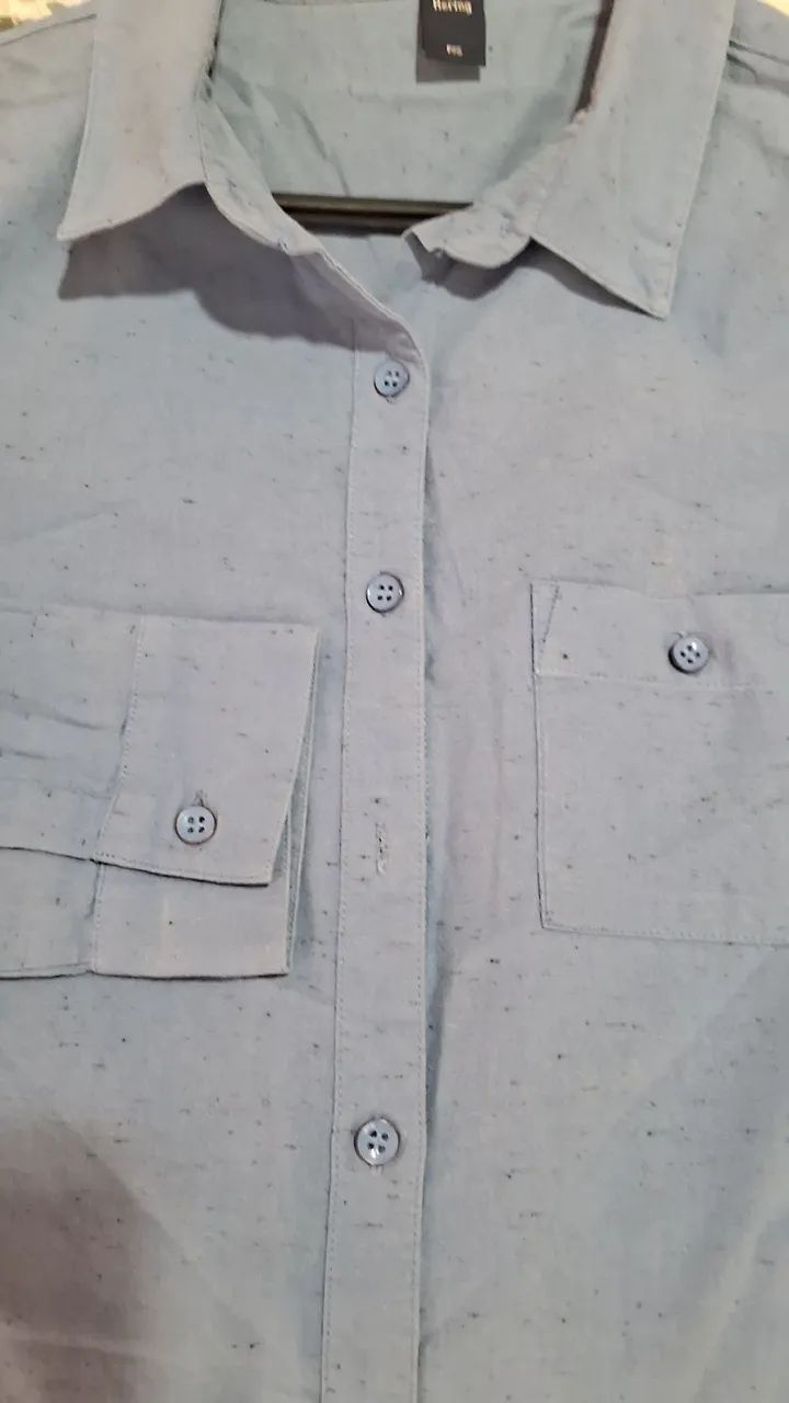 Camisa Hering azul - Foto 5
