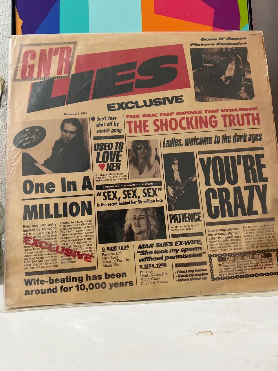 3 Discos Vinil Guns N?Roses - Foto 3