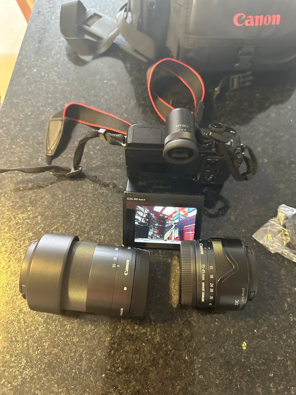 Camera Profissional Canon M6 Mark ii + Kit de Lentes + Filtros - Foto 2