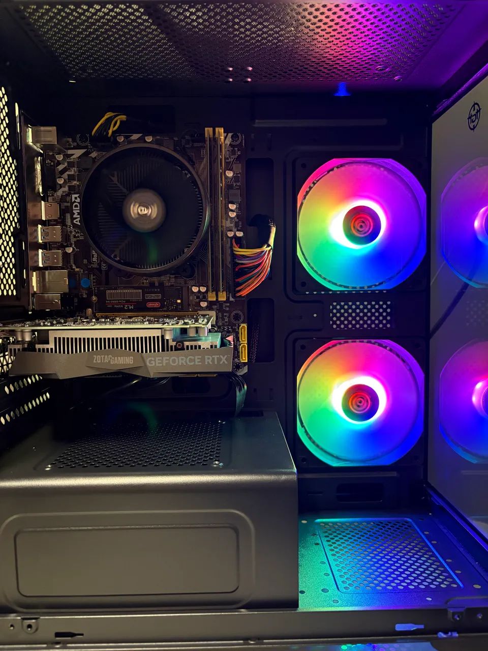 (NOVO) PC GAMER RYZEN 5 5600 16gb 1TB NVME RTX 3050 6gb - Foto 2