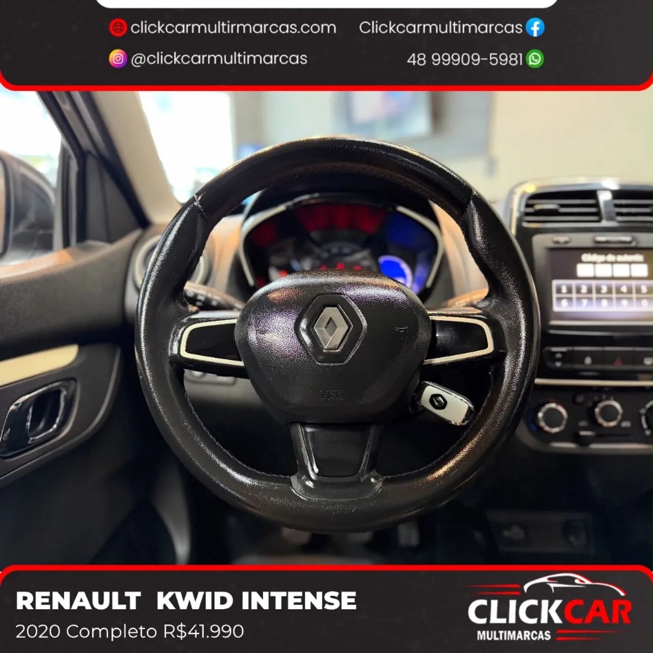 Renault Kwid 1.0 Intense 2020 - Foto 2